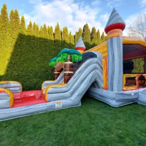 T-Rex Combo  DOUBLE LANE Slides (15' H x 31' L x 13' W)