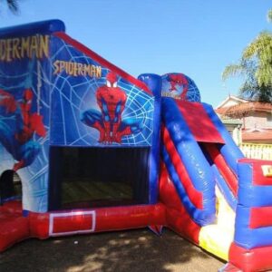 Marvel Spider-Man Outdoor Bounce House with Slide Combo