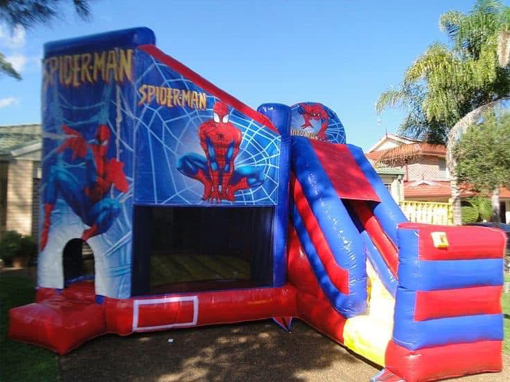Marvel Spider-Man Outdoor Bounce House with Slide Combo